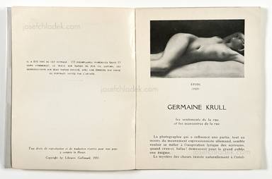 Sample page 2 for book  Germaine Krull – Mac Orlan Pierre - Germaine Krull