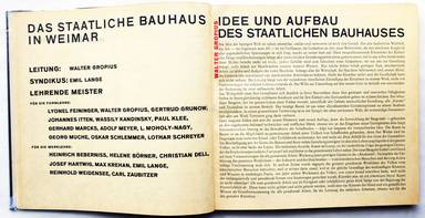 Sample page 3 for book  Staatliches Bauhaus in Weimar und Karl Nierendorf – Staatliches Bauhaus Weimar 1919-1923