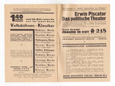Sample page 5 for book  Piscatorbühne – Blätter der Piscatorbühne - Frauen in Not §218