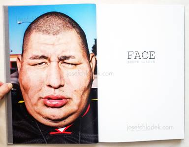 Sample page 1 for book  Bruce Gilden – Face