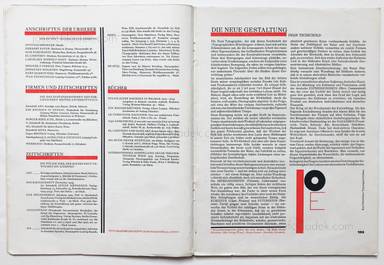 Sample page 1 for book  Jan Tschichold – Typographische Mitteilungen, Sonderheft Elementare Typographie
