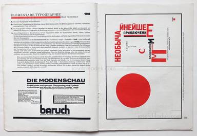 Sample page 4 for book  Jan Tschichold – Typographische Mitteilungen, Sonderheft Elementare Typographie