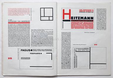 Sample page 11 for book  Jan Tschichold – Typographische Mitteilungen, Sonderheft Elementare Typographie