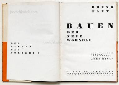 Sample page 1 for book  Bruno Taut – Bauen. Der neue Wohnbau.