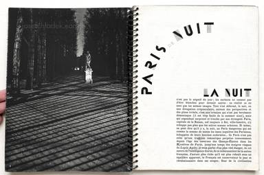 Sample page 2 for book  Brassaï – Paris de Nuit. 60 Photos inédites de Brassai.