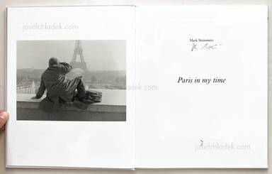 Sample page 1 for book  Mark Steinmetz – Paris in my time