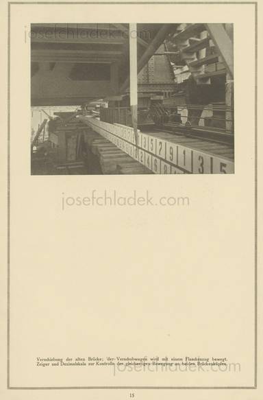 Sample page 2 for book Gemeinde Wien – Die Friedensbrücke über den Donaukanal in Wien IX. und XX. Bezirk