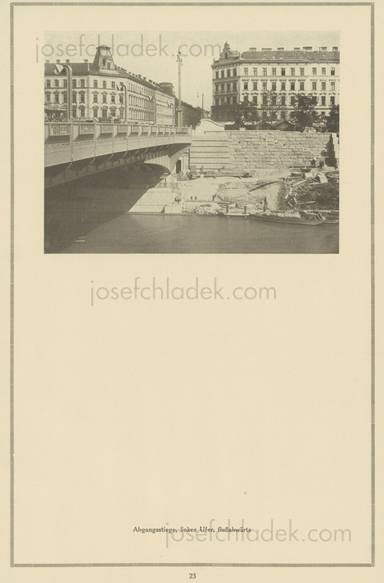 Sample page 10 for book Gemeinde Wien – Die Friedensbrücke über den Donaukanal in Wien IX. und XX. Bezirk