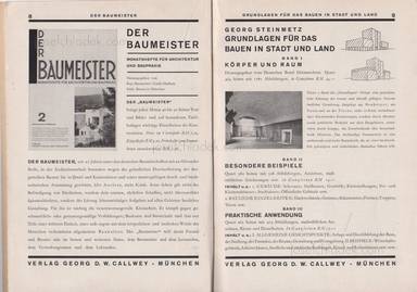 Sample page 3 for book  Various – Bauen, Wohnen, Werkkunst 1930