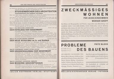 Sample page 8 for book  Various – Bauen, Wohnen, Werkkunst 1930