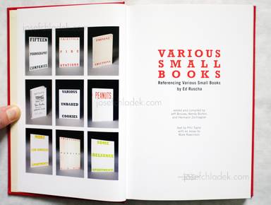 Sample page 1 for book  Hermann Zschiegner – Various Small Books - Referencing Various Small Books by Ed Ruscha