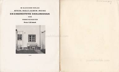 Sample page 8 for book  Franz Schuster – Eine eingerichtete Kleinstwohnung