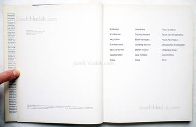 Sample page 1 for book  Bernd & Hilla Becher – Anonyme Skulpturen: eine Typologie technischer Bauten
