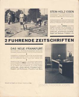  Franz Schuster - Ein eingerichtetes Siedlungshaus (Back)