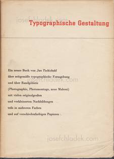  Jan Tschichold - Typographische Gestaltung (Front)