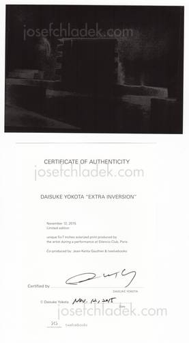  Daisuke Yokota - Inversion (Print and certificate)